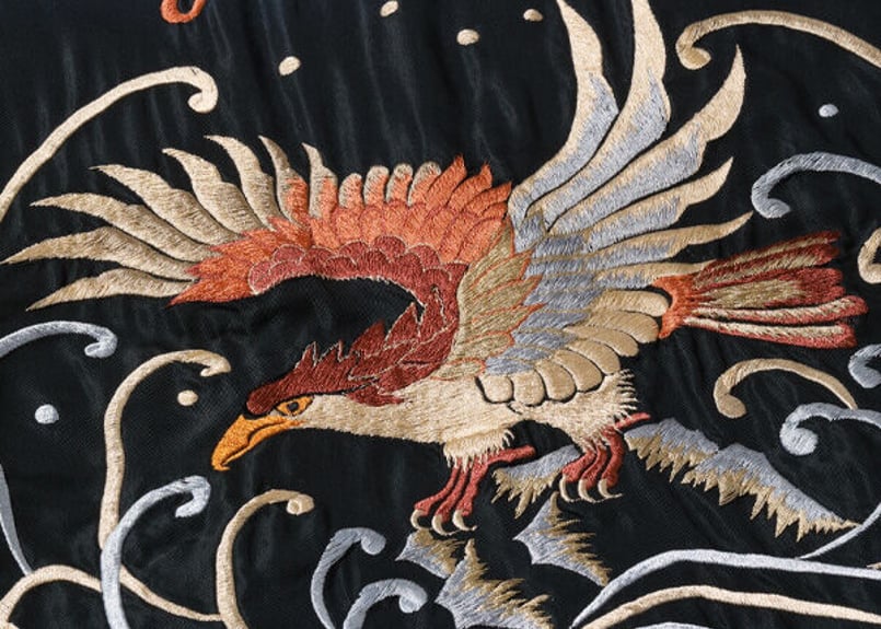 テーラー東洋 日本限定 スカジャン 鷲龍　２面用 unisex vintage テーラー東洋スカジャン Acetate Souvenir Jacket“EAGLE” × “D