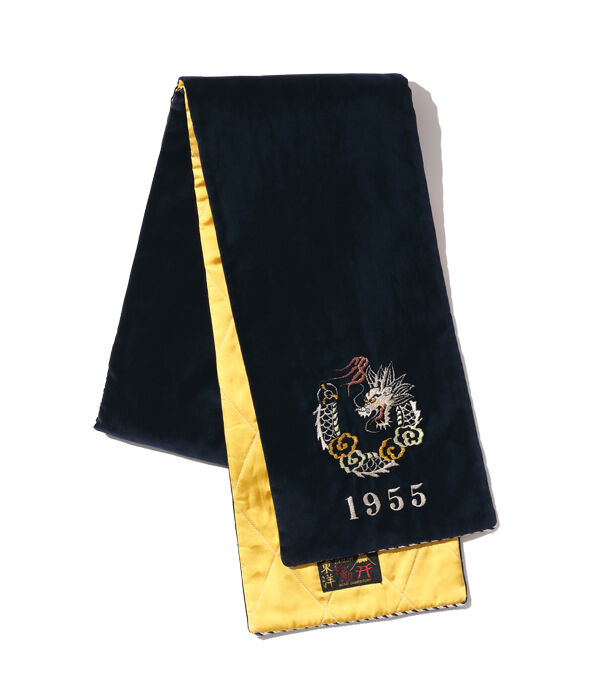 テーラー東洋 スカマフラー スカーフ テーラー東洋 スカジャン柄別珍マフラー VELVETEEN WINTER SCARF “EAG