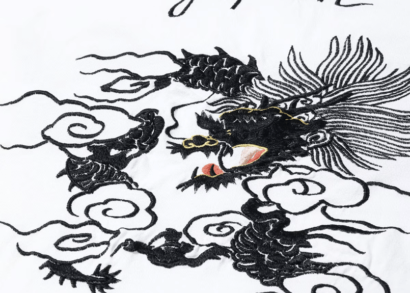 テーラー東洋 TAILOR TOYO SUKA T-SHIRT EMBROIDERED “DR