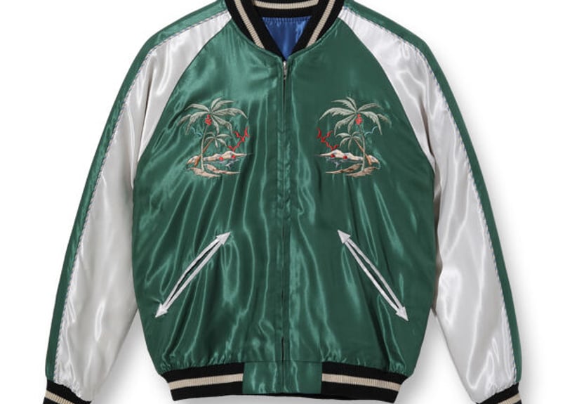 テーラー東洋スカジャン ACETATE SOUVENIR JACKET“EAGLE & DR...