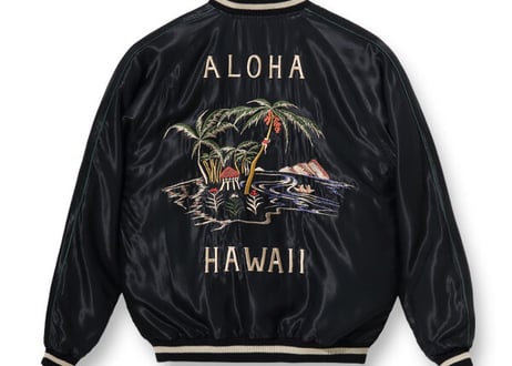 TAILOR TOYO テーラー東洋 ACETATE SOUVENIR JACKET “BLACK TIGER” × “ALOHA HAWAII”