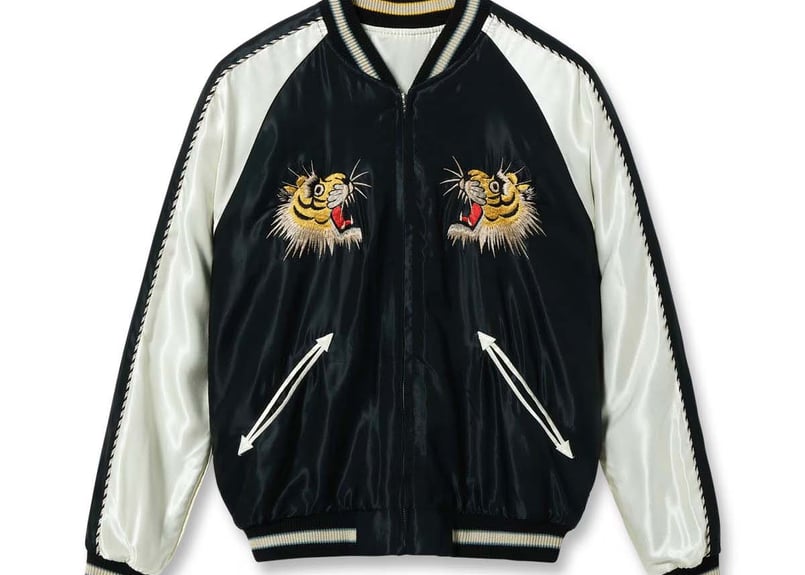 テーラー東洋スカジャン Acetate Souvenir Jacket “ROARING TI