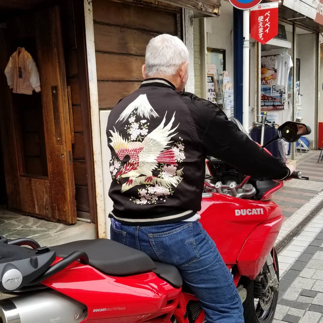 キャブ クロージング　スカジャン　龍　鷹　富士　リバーシブル　日本　横須賀 キャブ クロージング スカジャン 龍 鷹 富士 リバーシブル 日本