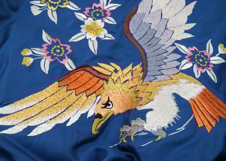 TAILOR TOYO テーラー東洋 ACETATE SOUVENIR JACKET "EAGLE"×"JAPAN MAP"横須賀MIKASA