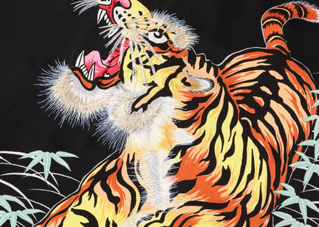 テーラー東洋スカジャン 港商スペシャル “KOSHO & CO.” Special Edition ““BAMBOO & TIGER” × “TIGER PRINT”