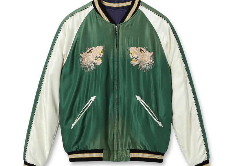 テーラー東洋スカジャン Acetate Souvenir Jacket“WHITE TIGER テーラー東洋スカジャン Acetate Souvenir Jacket“WHITE TIGER