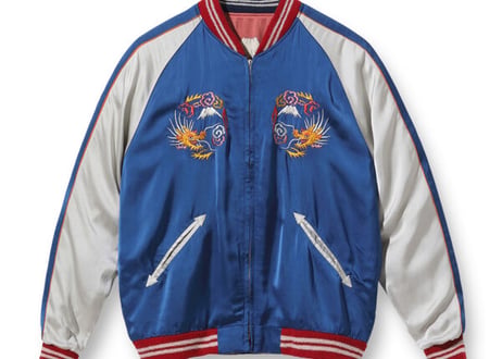 テーラー東洋 港商  限定“KOSHO & CO.” SPECIAL EDITION SOUVENIR JACKET“JAPAN MAP” × “CHERRY BLOSSOMS & EAGLE”