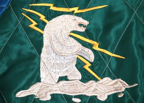 TAILOR TOYO テーラー東洋 ACETATE QUILTED SOUVENIR JACKET "MOUNTAIN GOAT& EAGLE"