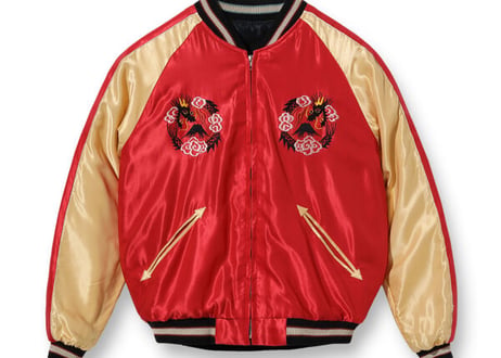 テーラー東洋スカジャン  ACETATE SOUVENIR JACKET “EAGLE”×“BLACK DRAGON”
