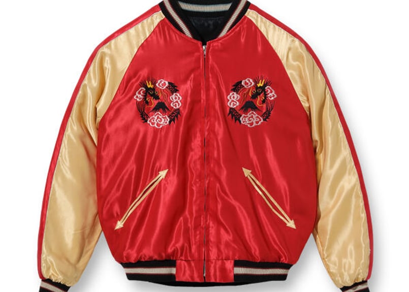 テーラー東洋スカジャン ACETATE SOUVENIR JACKET “EAGLE”×“B