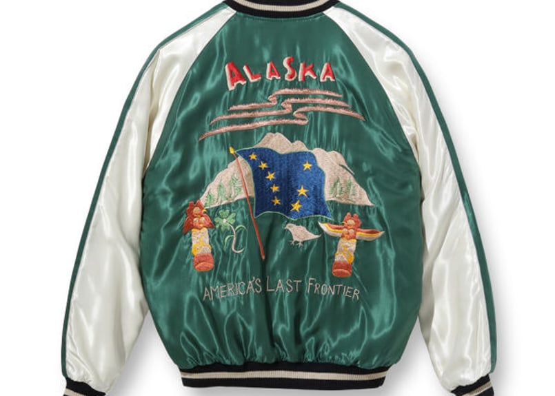 テーラー東洋スカジャン ACETATE SOUVENIR JACKET “ALASKAN F テーラー東洋スカジャン ACETATE SOUVENIR JACKET “ALASKAN F