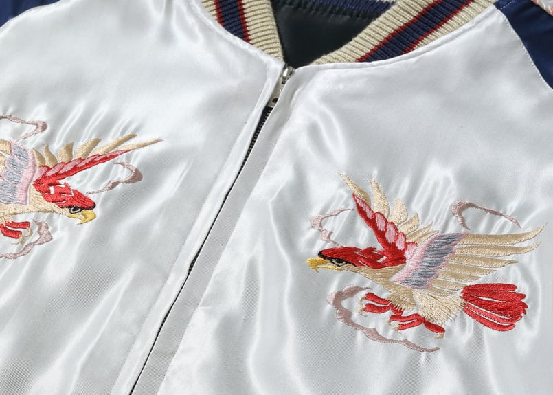 【ここから値下げしません】\"RED EAGLE\" × \" TIGER HEAD\" TAILOR TOYO テーラー東洋 アセテート スカジャン “RED EAGLE