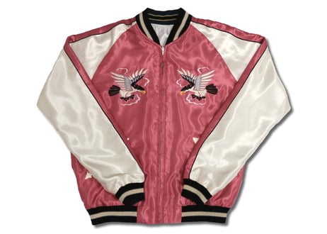 TAILOR TOYO テーラー東洋 ACETATE SOUVENIR JACKET "JAPAN MAP & BLACK EAGLE"