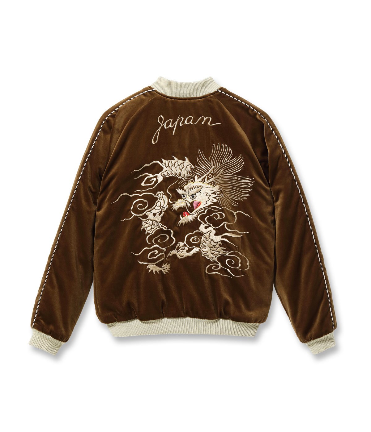 専用　東洋エンタープライズ　スカジャン　茶色　ベロア　別珍　sample？ テーラー東洋スカジャン 別珍(べっちん) Velveteen Souvenir Jacket