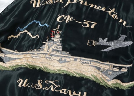 テーラー東洋スカジャン Acetate Souvenir Jacket “USS PRINCETON” × “MAIKO”