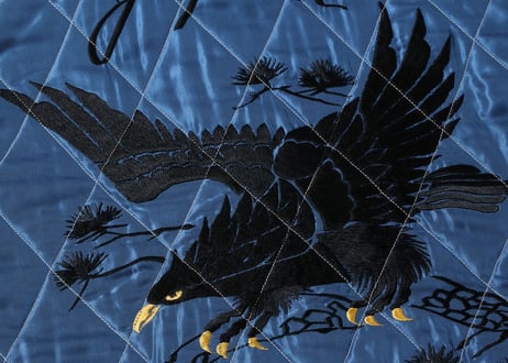テーラー東洋スカジャン 別珍(べっちん) Velveteen Souvenir Jacket “WHITE DRAGON” × “BLACK EAGLE”