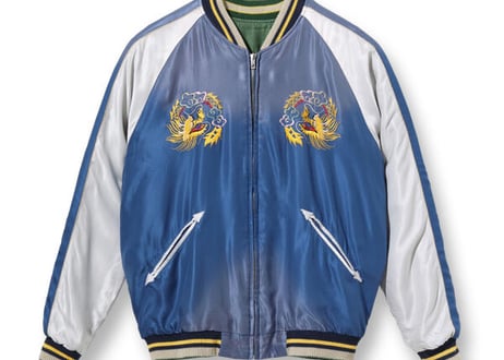 テーラー東洋スカジャン Acetate Souvenir Jacket“DRAGON HEAD” × “ROARING TIGER”(AGING MODEL)