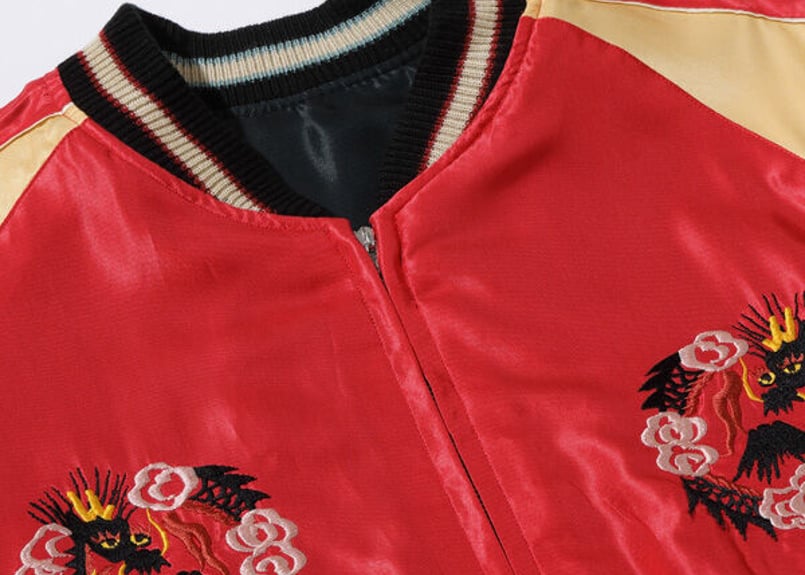テーラー東洋スカジャン ACETATE SOUVENIR JACKET “EAGLE”×“B