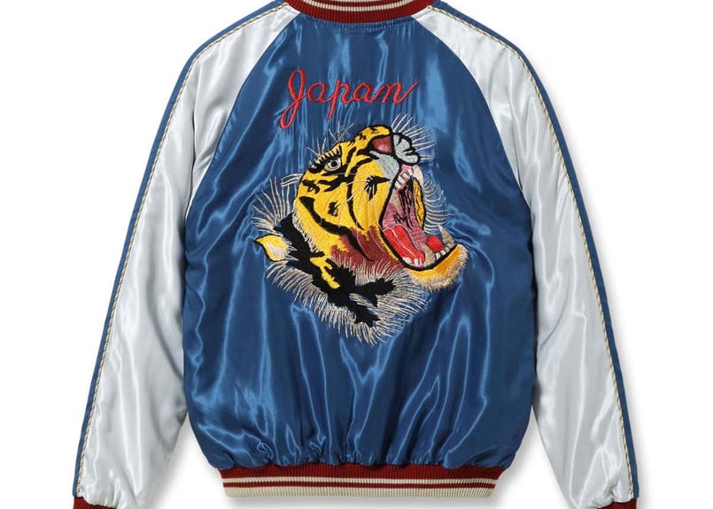 テーラー東洋　GDC Acetate Souvenir Jacket テーラー東洋スカジャン Acetate Souvenir Jacket “TIGER HEA