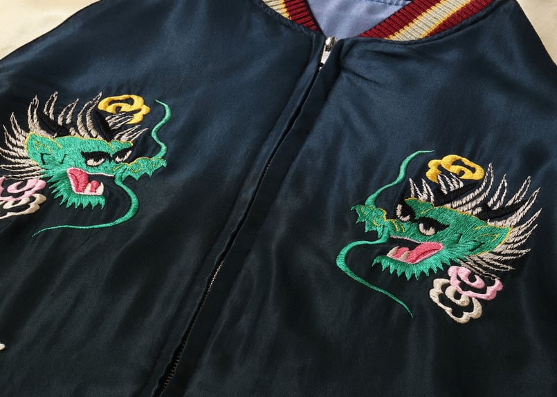 テーラー東洋スカジャン Acetate Souvenir Jacket“GREEN DRAGO テーラー東洋スカジャン Acetate Souvenir Jacket“GREEN DRAGO