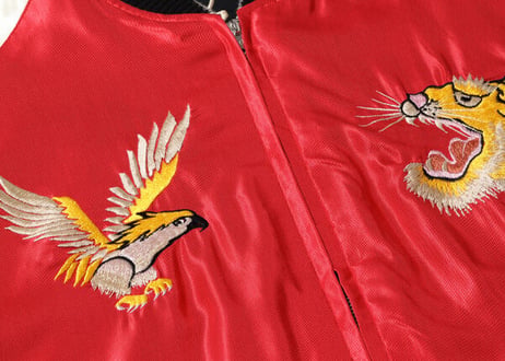 テーラー東洋スカジャン  ACETATE SOUVENIR JACKET “ROARING TIGER” × “EAGLE”