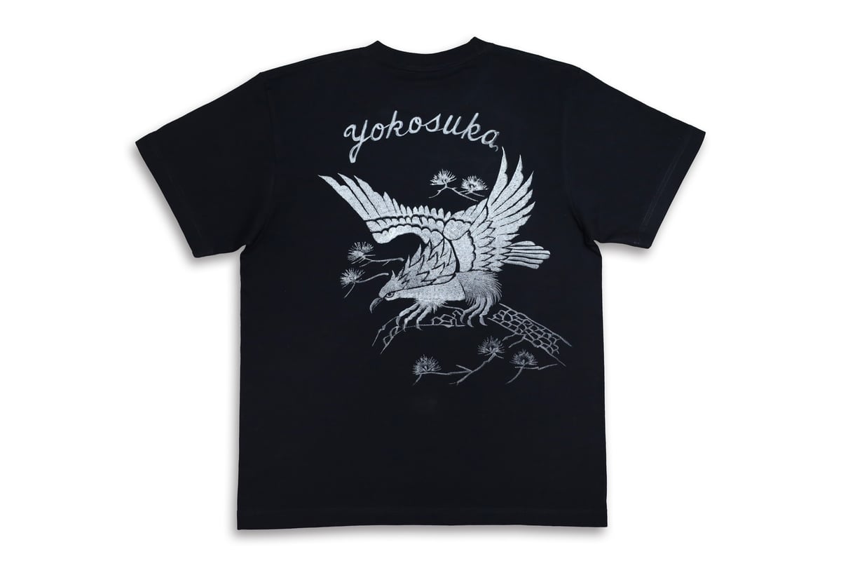 スーベニアTシャツ 鷹 横須賀 オリジナル スカジャンTシャツ