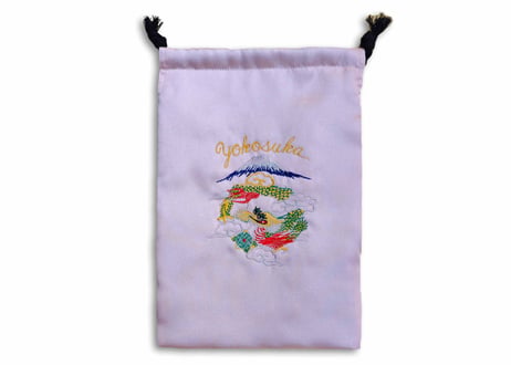 MIKASAオリジナル スカジャン巾着　日本製 Original Drawstring bag Made in JAPAN