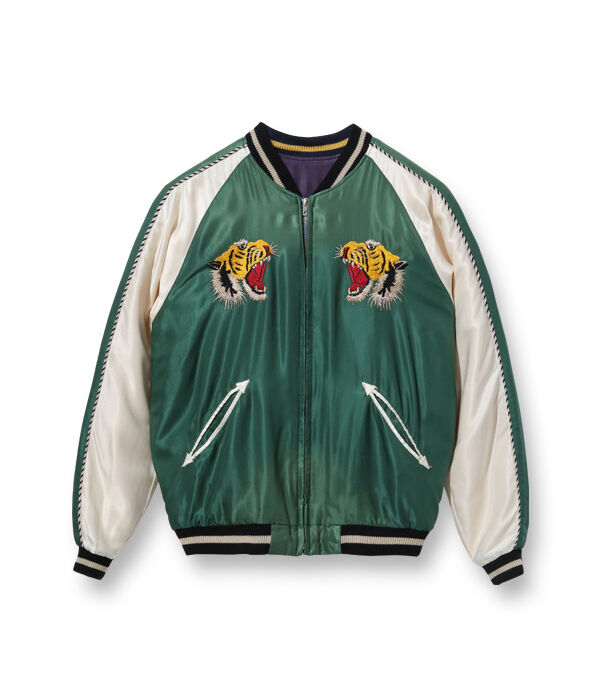テーラー東洋スカジャン Acetate Souvenir Jacket “ROARING TI