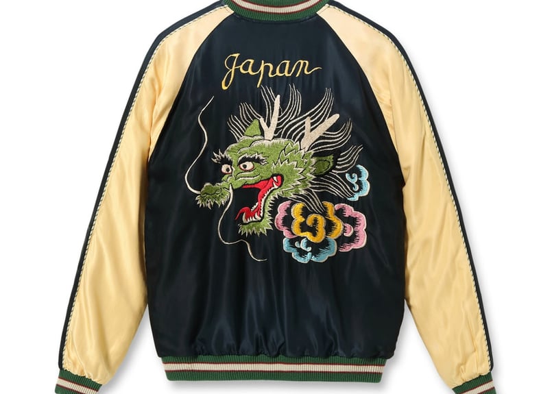 テーラー東洋スカジャン Acetate Souvenir Jacket “DRAGON HEA