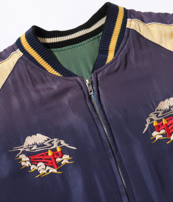 テーラー東洋エイジングスカジャン ROARING TIGER×LANDSCAPE テーラー東洋スカジャン Acetate Souvenir Jacket “ROARING TI