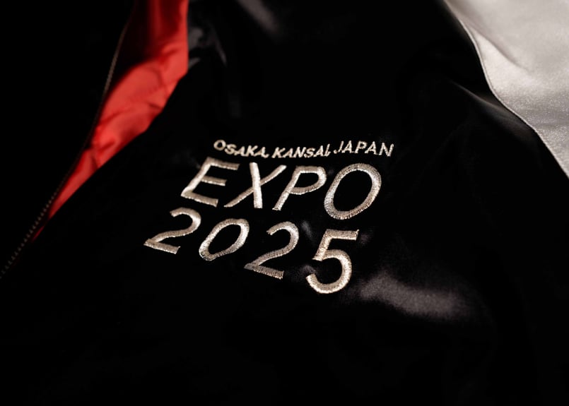 大阪関西万博 スタッフEXPO 2025 V&A Japan ナイロンジャケット 2025大阪・関西万博がまもなく開幕。日本のデザイナーたちが手がけた