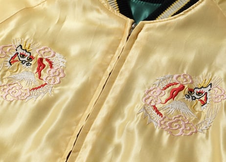 テーラー東洋スカジャン  ACETATE SOUVENIR JACKET“DRAGON × TIGER” × “EAGLE”