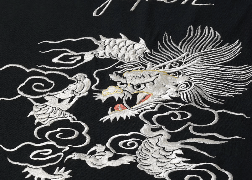 XL TAILOR TOYO SUKA BOWLINGSHIRT 和柄 龍 地図 tow_kyoto #tow #とう