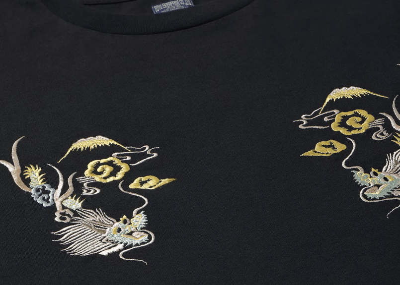 テーラー東洋 TAILOR TOYO SUKA T-SHIRT EMBROIDERED “DR