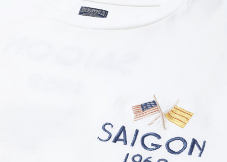 テーラー東洋 TAILOR TOYO SUKA T-SHIRT EMBROIDERED “SAIGON VIET-NAM”スカジャンTシャツ 横須賀