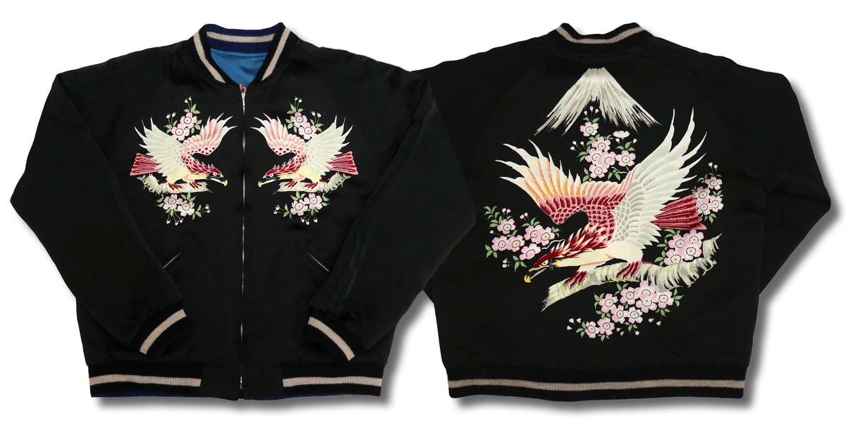 CABCLOTHING スカジャン キャブクロージング キルティング 龍 虎 鷹 CABCLOTHING スカジャン キャブクロージング キルティング 龍 虎