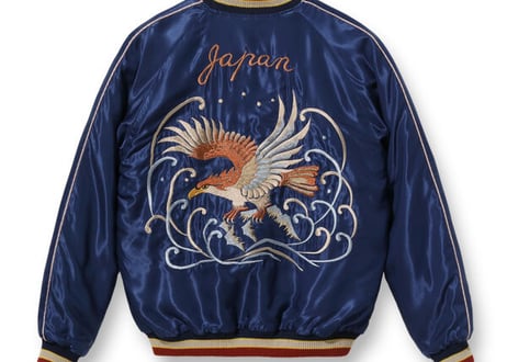 テーラー東洋スカジャン  ACETATE SOUVENIR JACKET “ROARING TIGER”×“EAGLE”