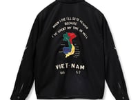 テーラー東洋 ベトジャンLate 1960s Style Cotton Vietnam Jacket “VIETNAM MAP”TT15493ブラック
