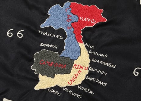 テーラー東洋 ベトジャンMid 1960s Style Cotton Vietnam Jacket “VIETNAM MAP”