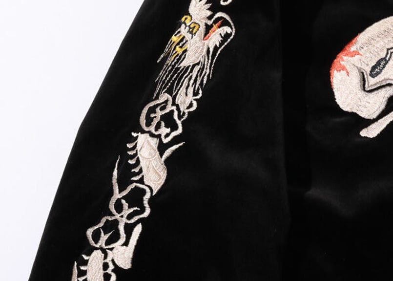 港商スカジャン Velveteen × Acetate Souvenir Jacket “K 港商スカジャン Velveteen × Acetate Souvenir Jacket “K