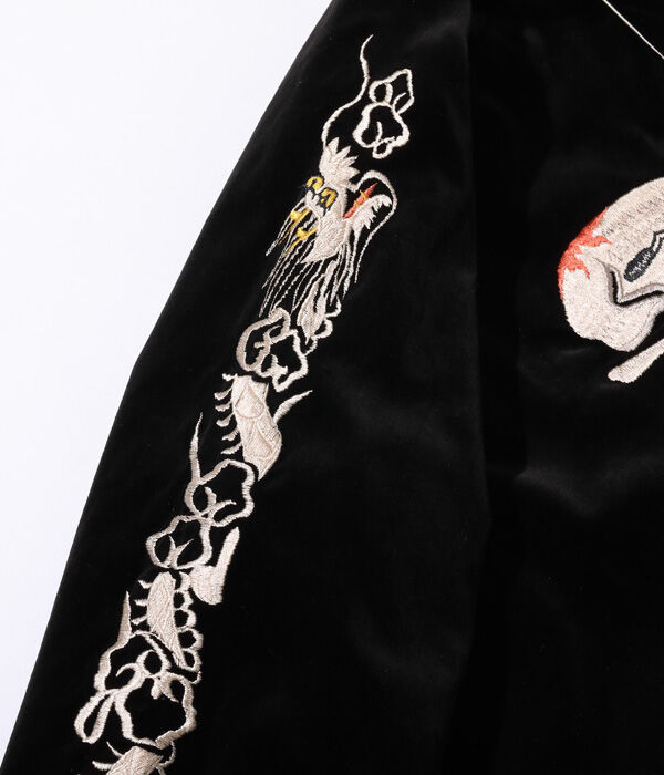 港商スカジャン Velveteen × Acetate Souvenir Jacket “K 港商スカジャン Velveteen × Acetate Souvenir Jacket “K