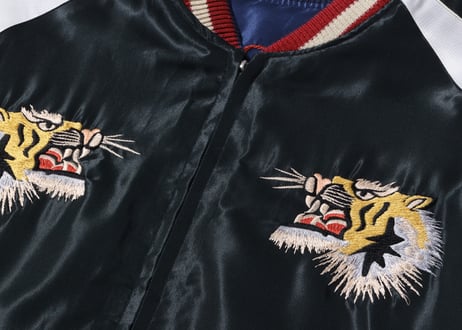 テーラー東洋スカジャン  ACETATE SOUVENIR JACKET “DRAGON HEAD” × “ROARING TIGER”辰 龍