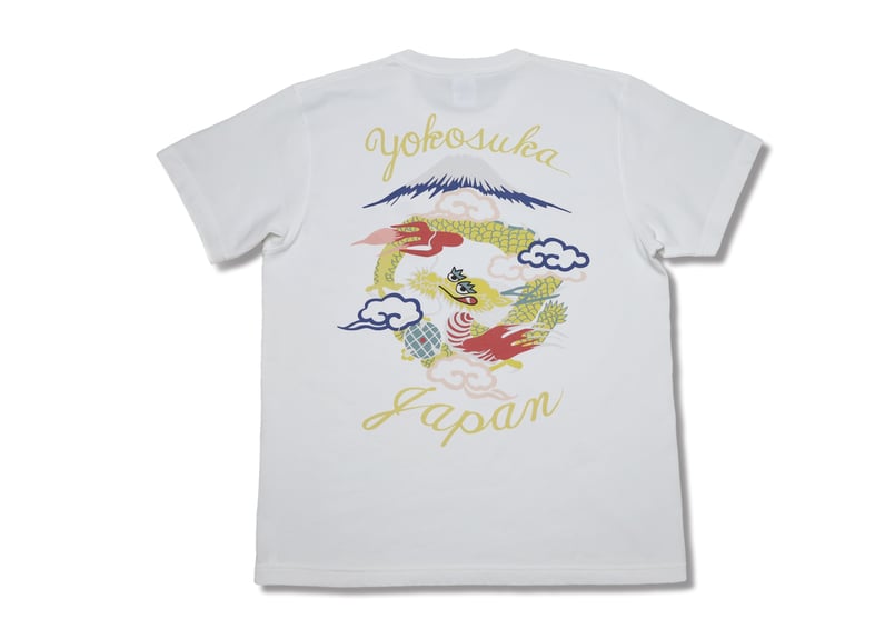 スーベニアTシャツ 龍 横須賀 オリジナル スカジャンTシャツ | MIKASA