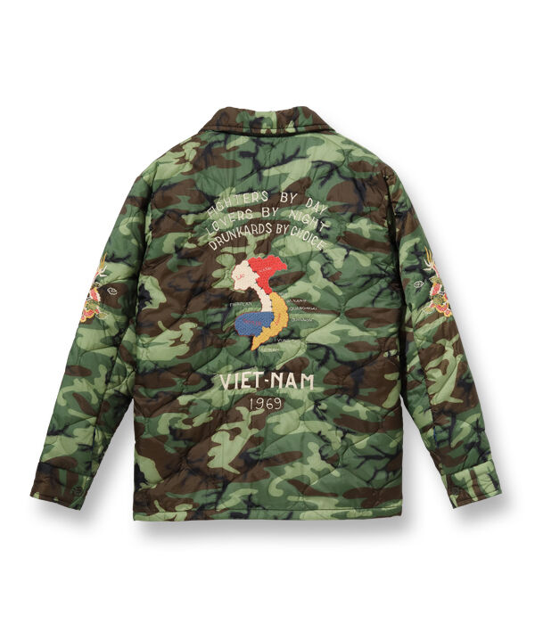 テーラー東洋 ベトジャン カモフラ 迷彩 M 1970-1971 復刻 龍 虎 テーラー東洋 スカジャン ベトジャン Vietnam Liner Jacket “VIETNA