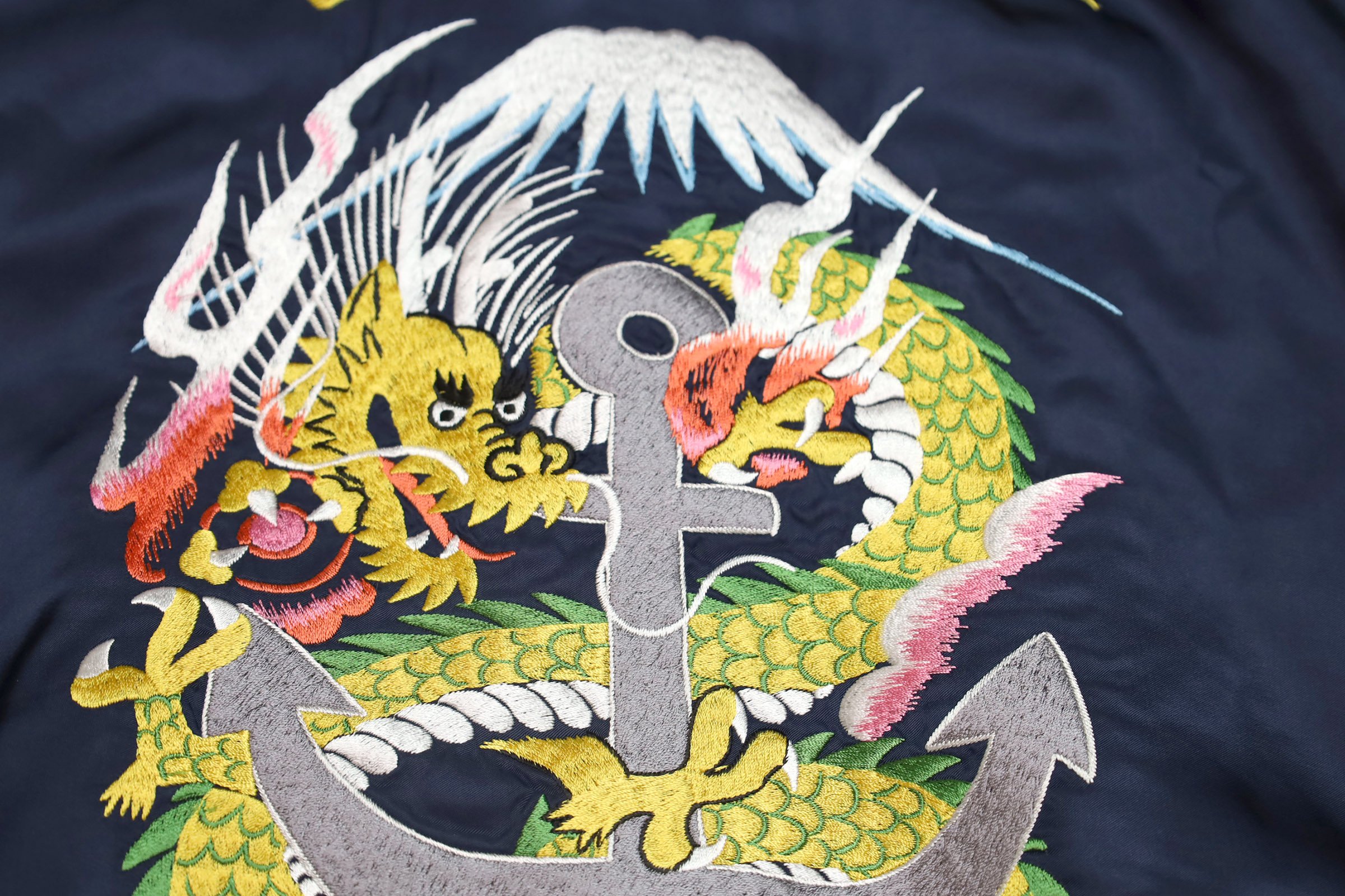 美品 ２面用 Divine 日本スカジャン vintageレーヨン unisex original