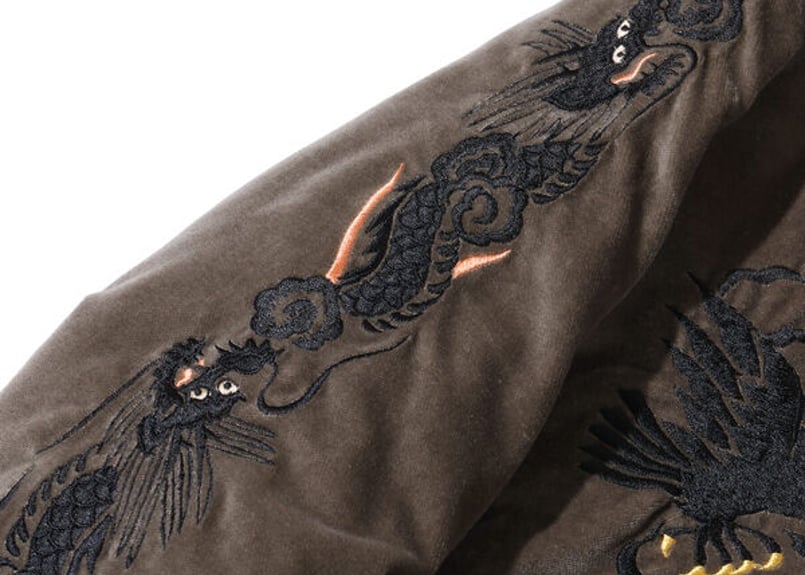 テーラー東洋スカジャン 別珍 Velveteen Souvenir Jacket “BLACK