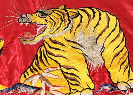 テーラー東洋スカジャン  ACETATE SOUVENIR JACKET “ROARING TIGER” × “EAGLE”