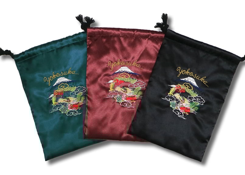 MIKASAオリジナル スカジャン巾着 日本製 Original Drawstring MIKASAオリジナル スカジャン巾着 日本製 Original Drawstring