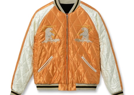 テーラー東洋スカジャン 別珍(べっちん) Velveteen Souvenir Jacket “POLAR BEAR” × “ALASKA MAP”
