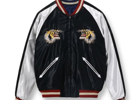 テーラー東洋スカジャン  ACETATE SOUVENIR JACKET “DRAGON HEAD” × “ROARING TIGER”辰 龍